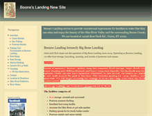 Tablet Screenshot of booneslanding.com